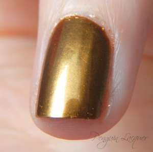 p2 motown glam chromatic nail powder gold makro