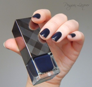burberry nail polish ink blue