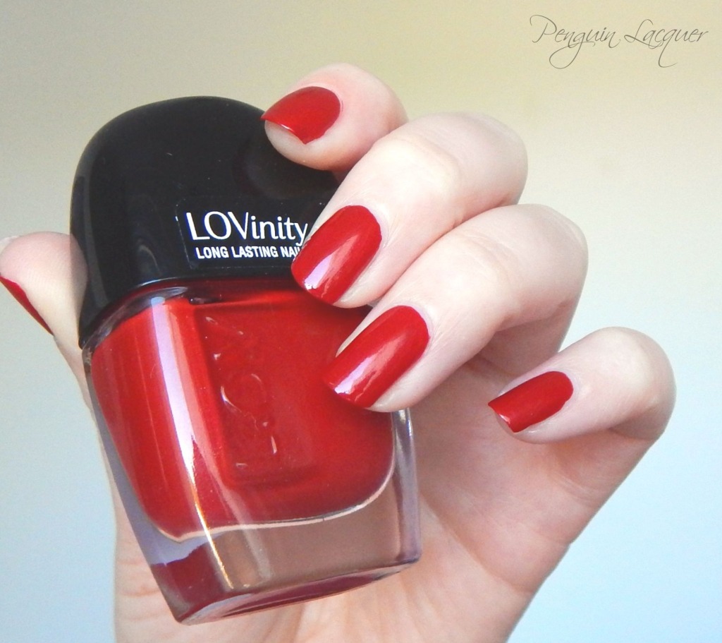 lov long lasting nail polish luxurious lava